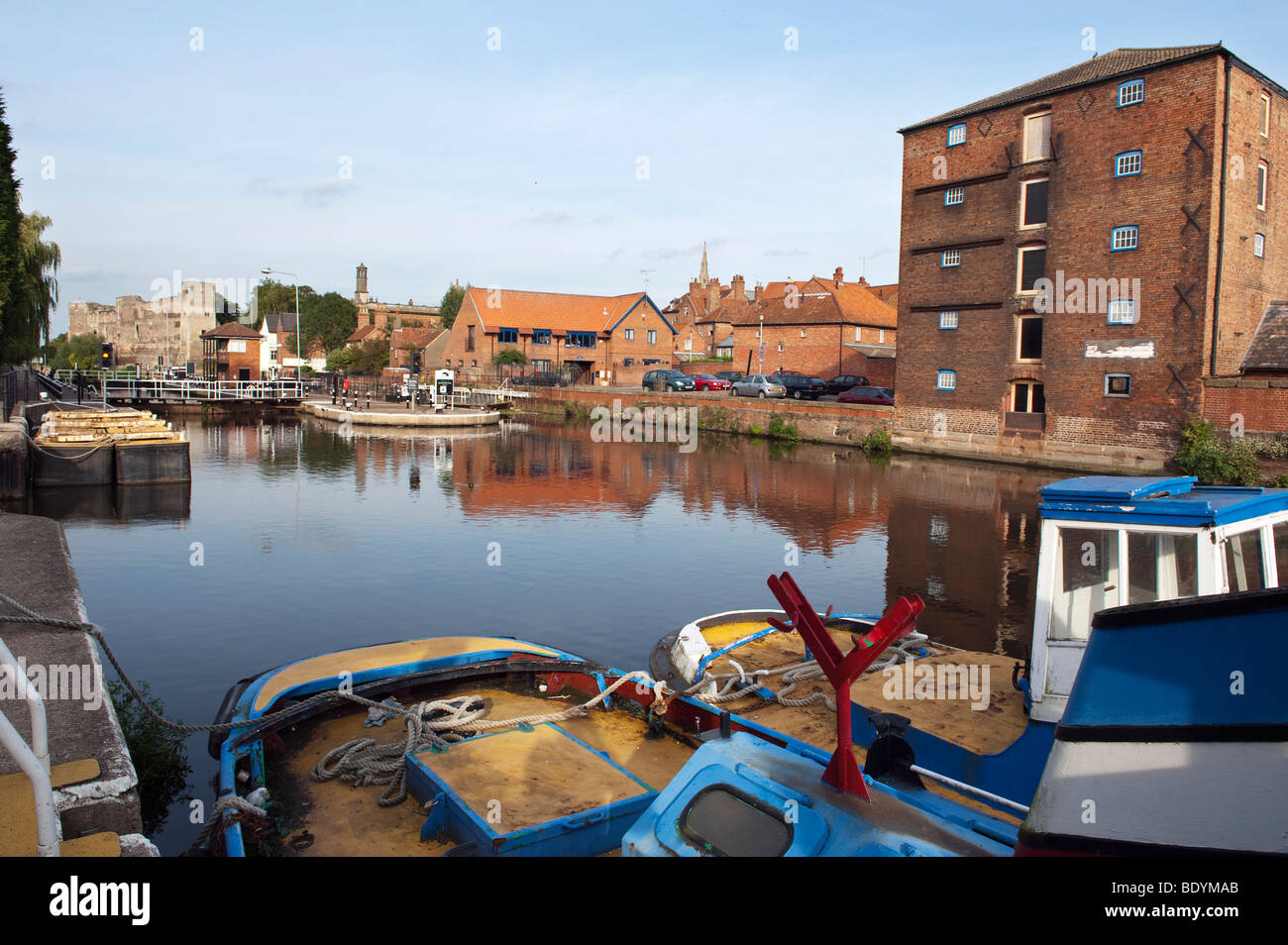 'Lock' de Newark, Nottinghamshire, Angleterre,'Royaume-Uni','Grande-bretagne',UK,GB,EU Banque D'Images