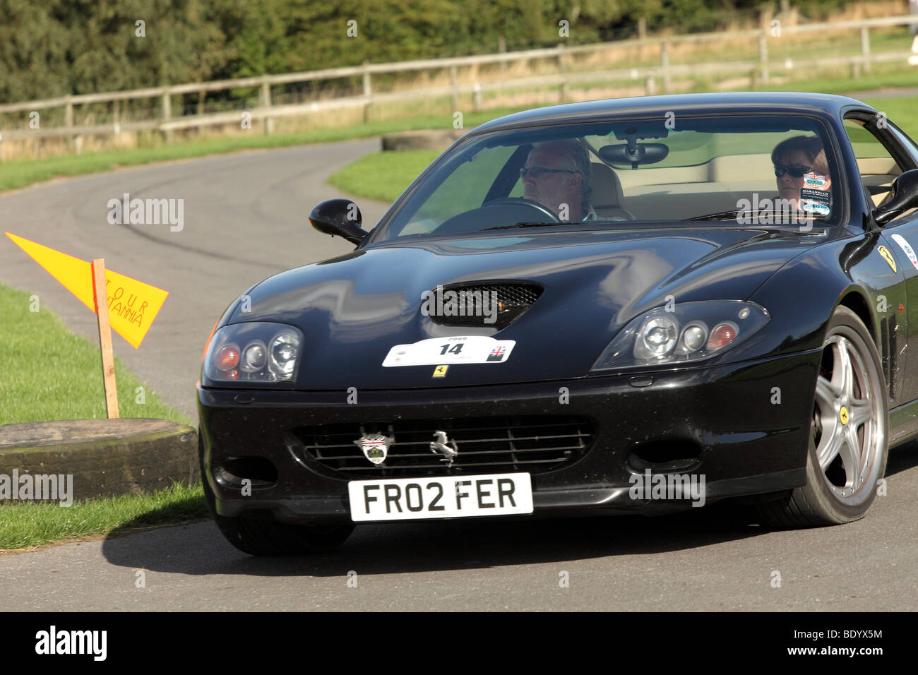 2009 Tour Auto 14 Britannia à Harewood , Hill Climb au Yorkshire Banque D'Images