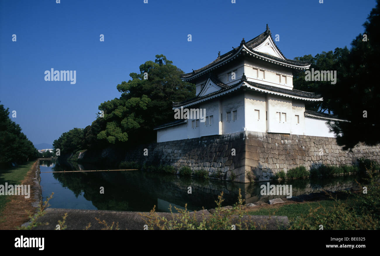 Le château de Nijo, Kyoto, Japon Banque D'Images