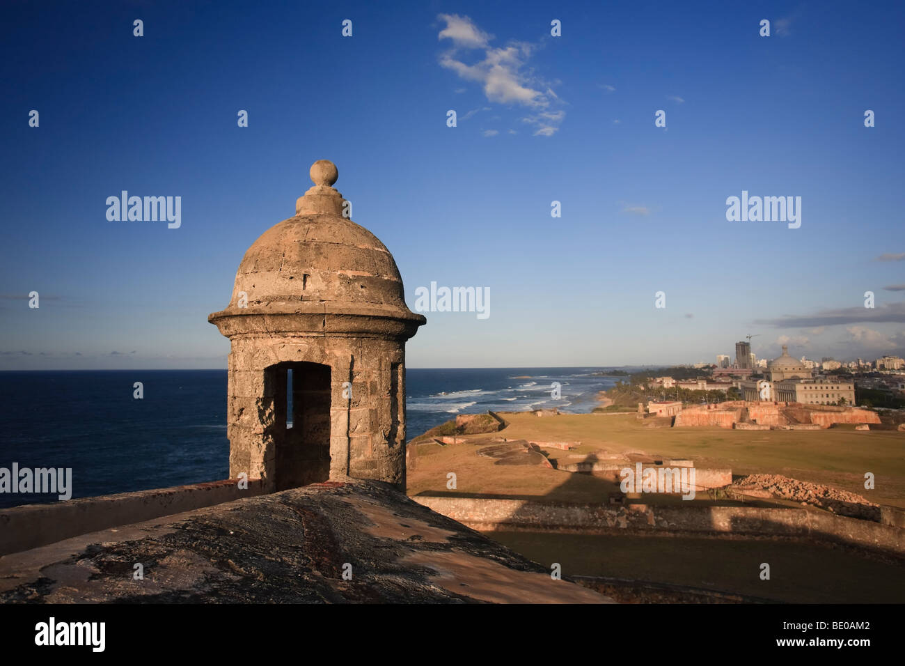 États-unis d'Amérique, des Caraïbes, de Puerto Rico, San Juan, Vieille Ville, Fuerte San Cristobal (Unesco Site) Banque D'Images