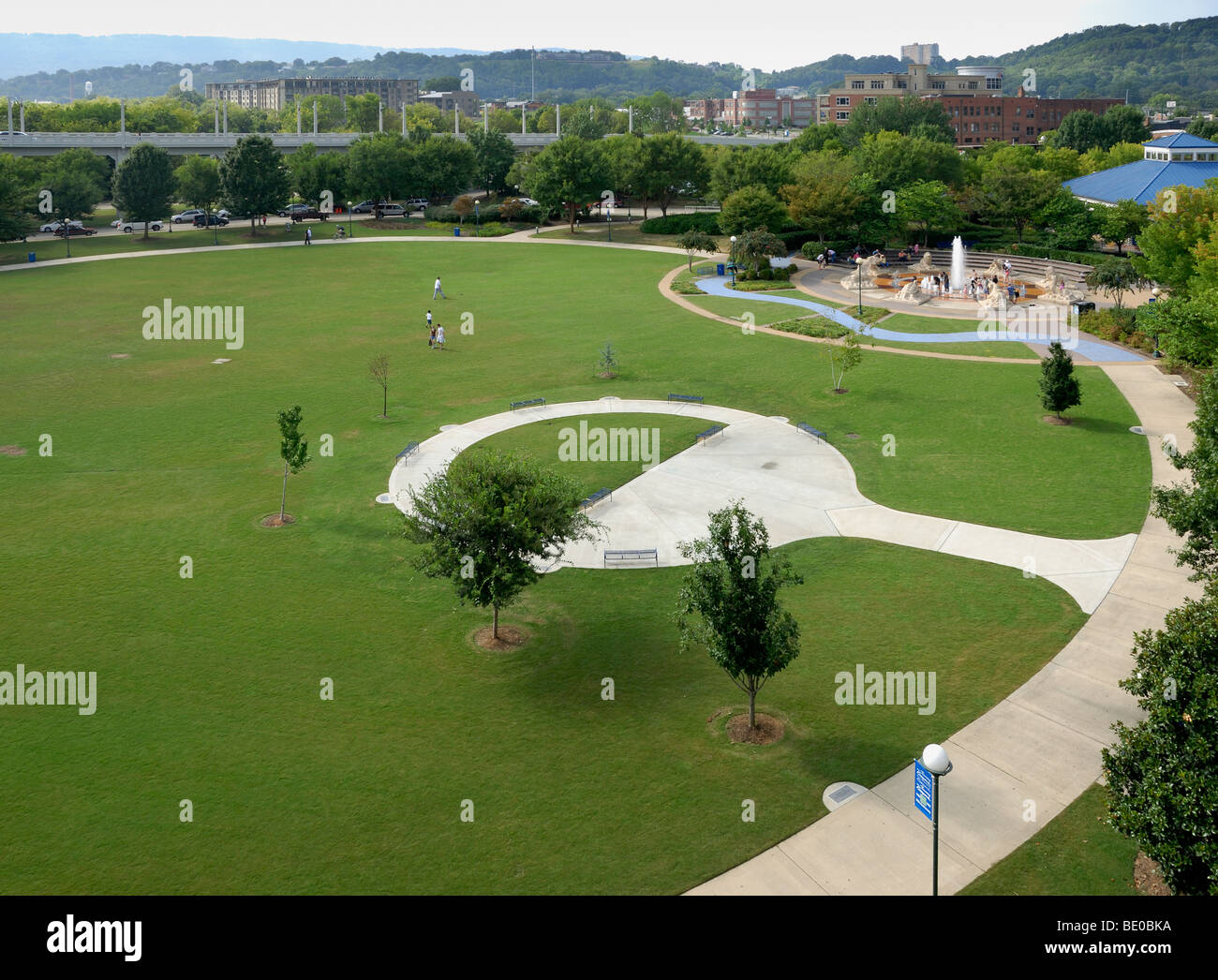 Coolidge Park, Chattanooga, Tennessee Banque D'Images