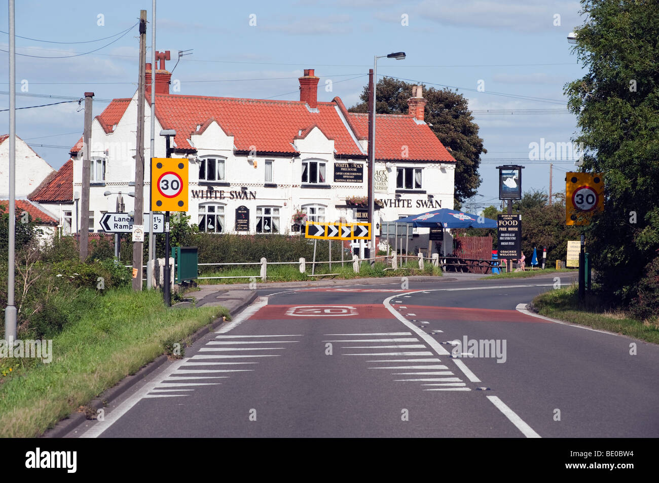 'White Swan' public house dans la région de Dunham, Dorset, Angleterre,'Grande-bretagne','Royaume-Uni',UK,GB,EU Banque D'Images