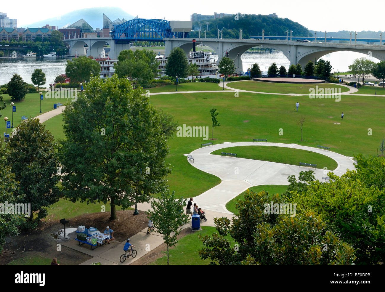 Coolidge Park, Chattanooga, Tennessee Banque D'Images