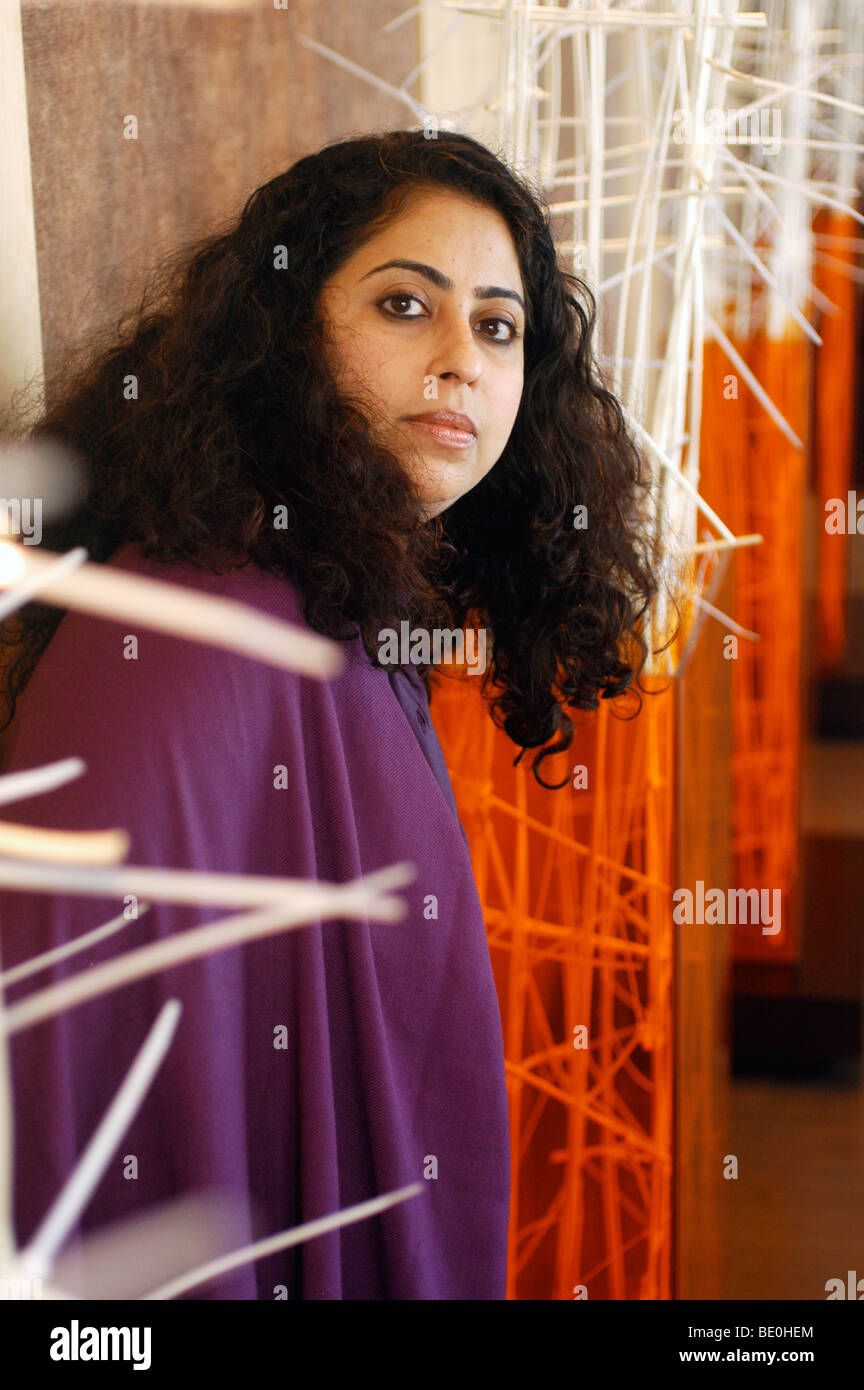 Anita Nair, écrivain indien Banque D'Images