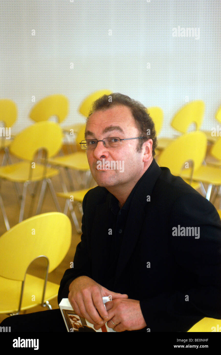 L'écrivain autrichien Robert Menasse, et l'auteur Banque D'Images