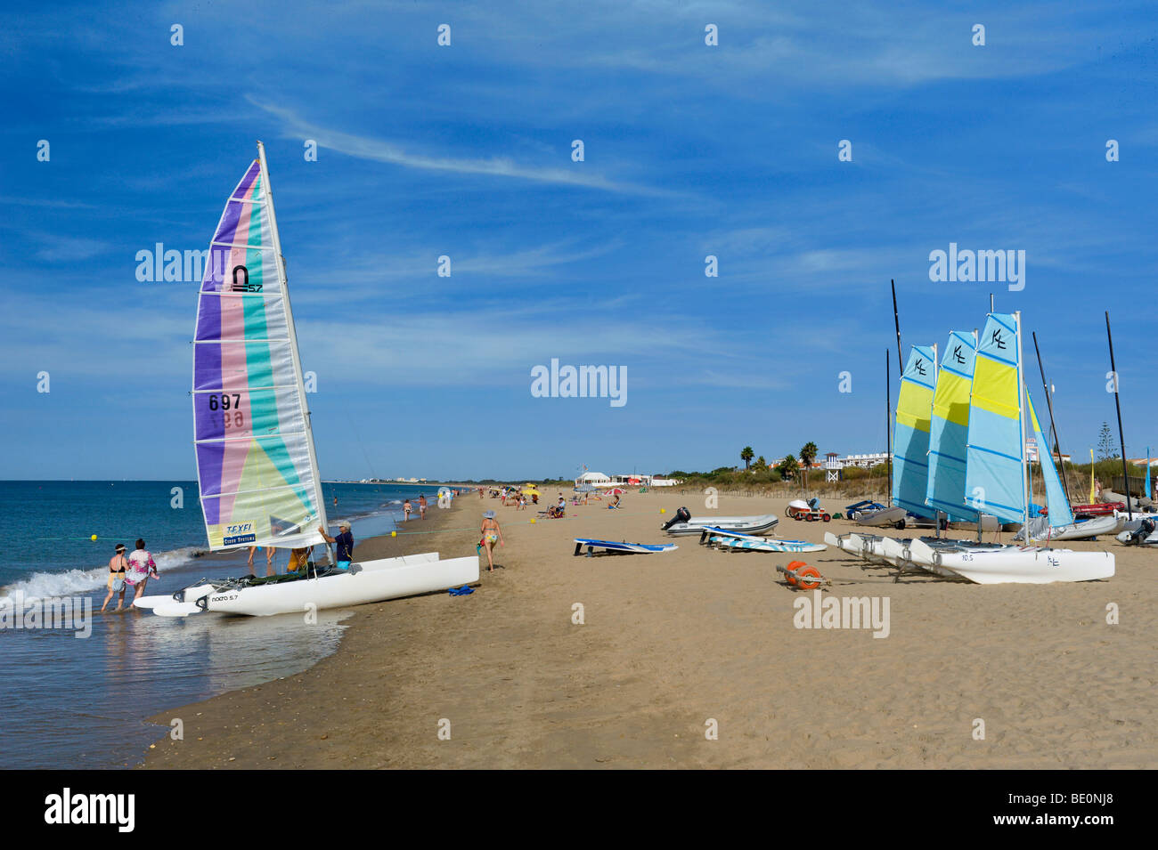 Espagne, Andalousie, Costa de la Luz, la plage d'Islantilla Banque D'Images