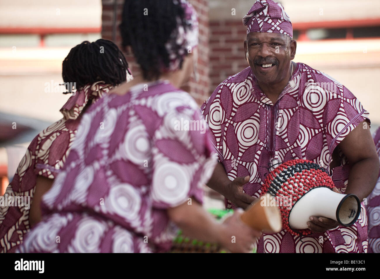 L'âme en mouvement joue au Centre des arts de BlackRock à Germantown, Maryland, dans le cadre de sa série de musique d'été en plein air. Banque D'Images