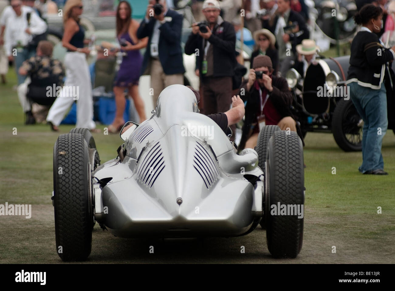 1939 Auto Union D-Type Grand Prix Race voiture au 2009 Pebble Beach Concours d'elégance Banque D'Images