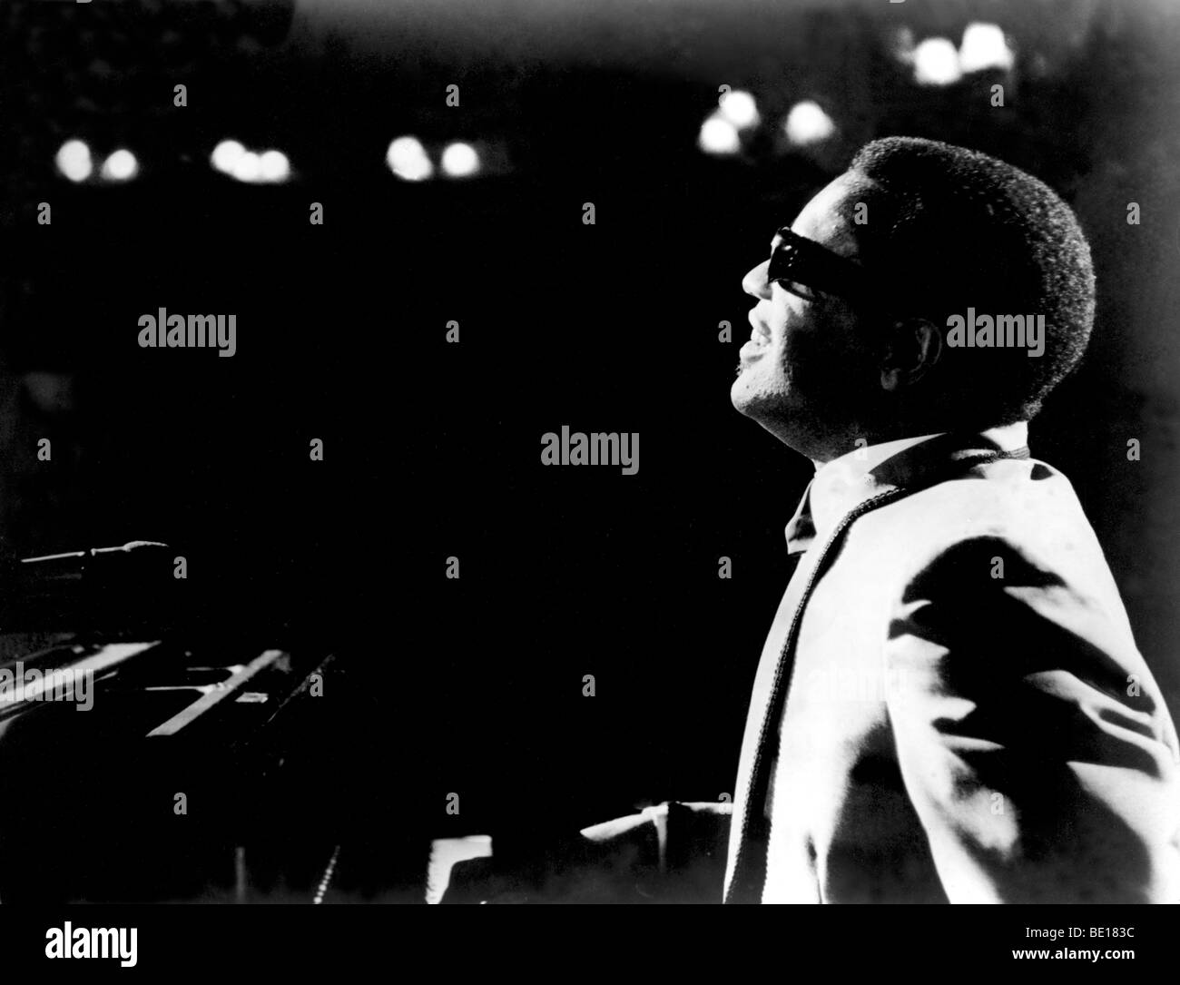 Ray charles musique Banque d images noir et blanc Alamy