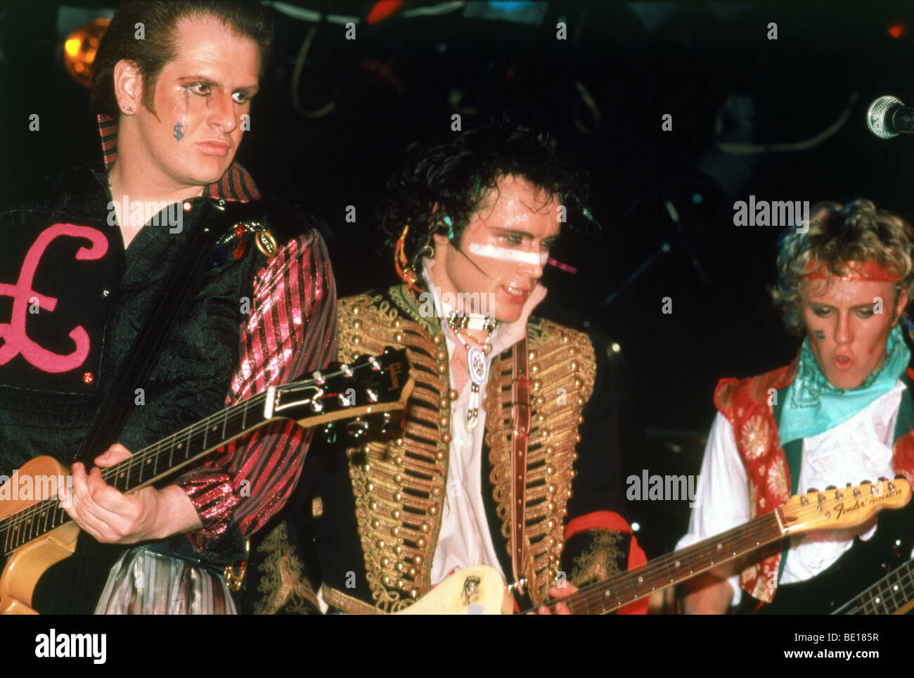 ADAM AND THE ANTS - groupe de rock britannique de 1982 avec Adam (Stuart Goddard) centre Banque D'Images