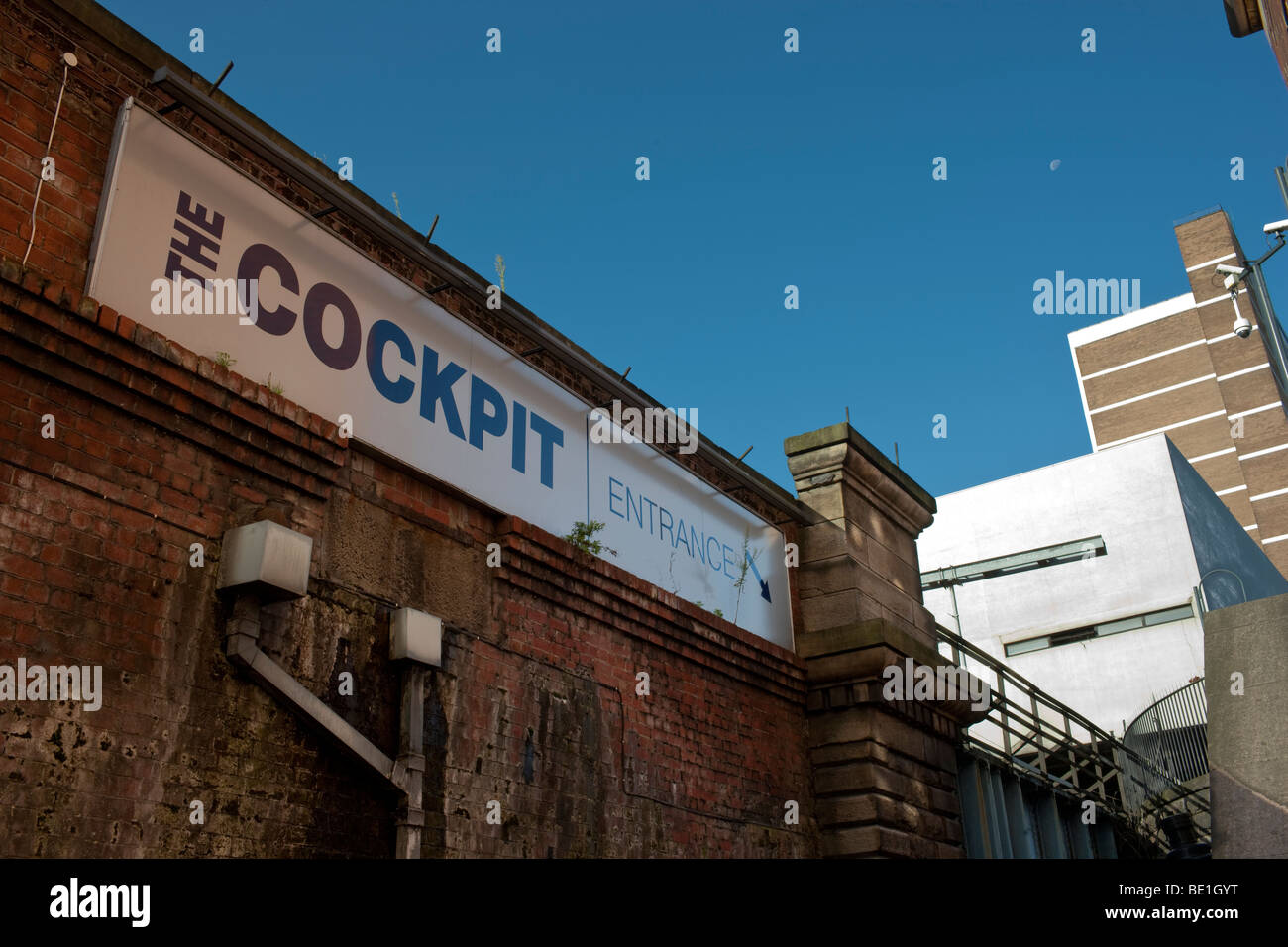 Inscrivez-vous à l'habitacle - un lieu de la musique en direct dans le centre-ville de Leeds Banque D'Images