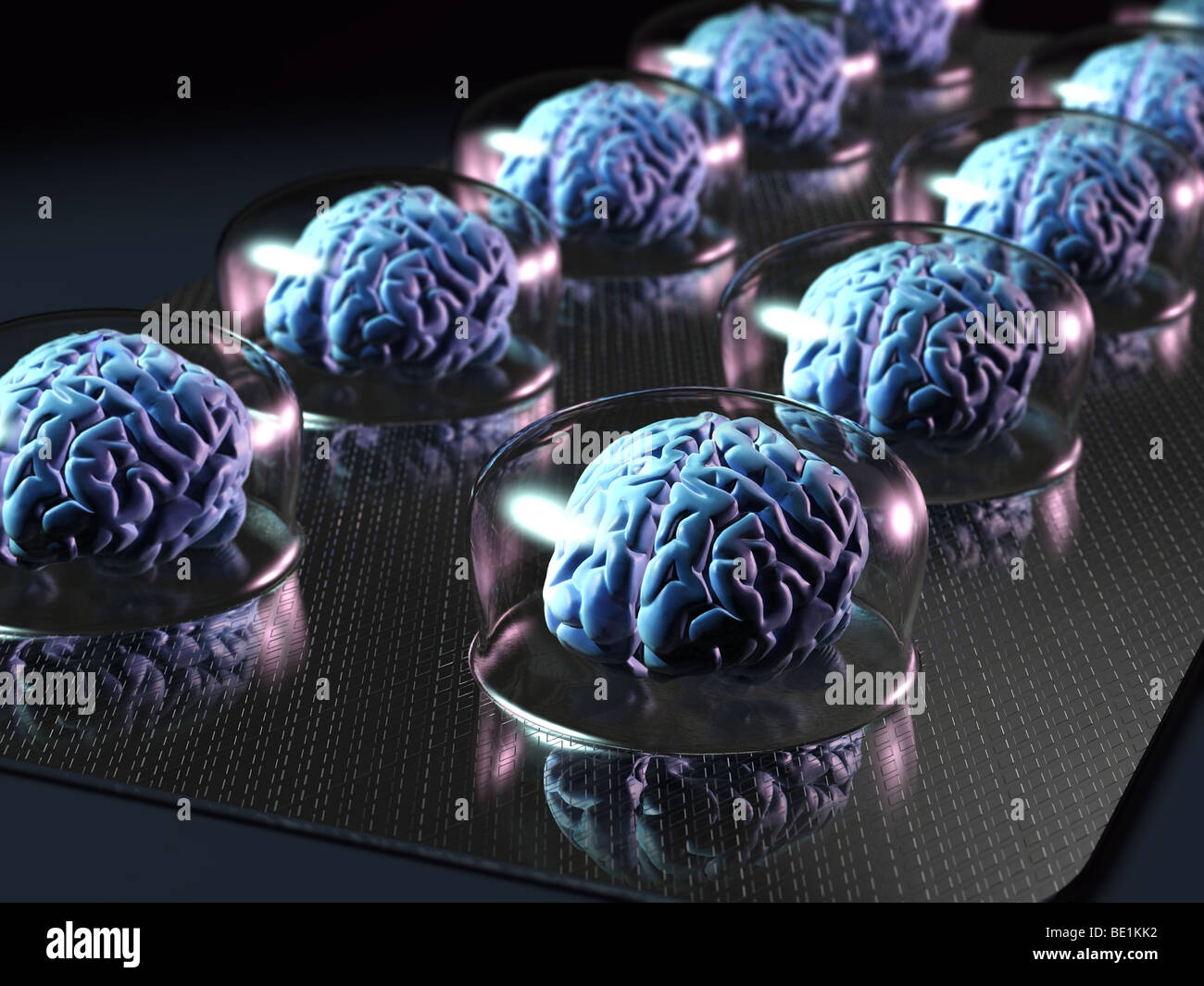 Les ressources du cerveau, intelligence artificielle, Banque D'Images