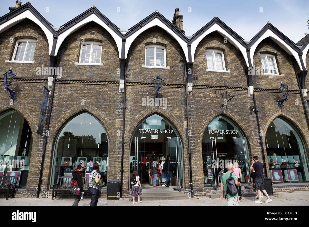 Boutique de souvenirs de la tour de la tour de Londres Uk Banque D'Images