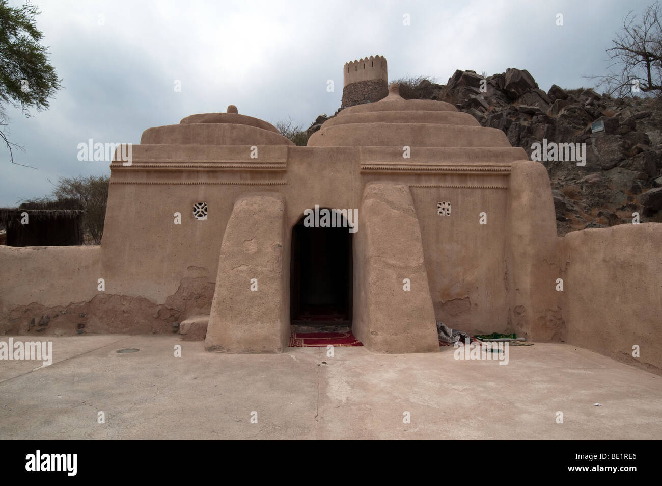 La Mosquée Al Bidya à Fujairah Banque D'Images