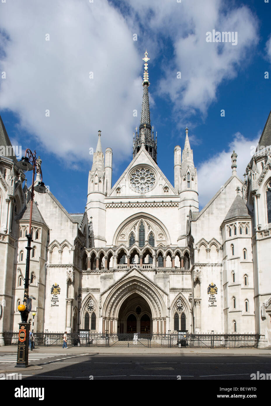 La Royal Courts of Justice Strand Londres Angleterre Banque D'Images