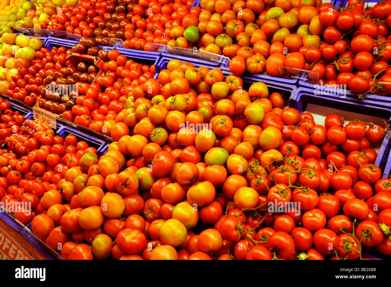 Les tomates espagnoles Banque D'Images