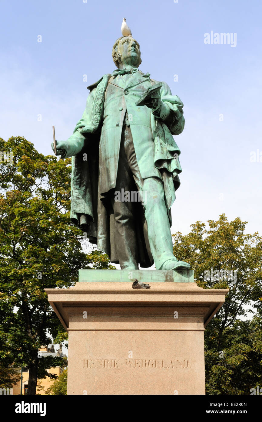 Henrik Wergeland, poète de la Norvège, Oslo, Norvège, Scandinavie, dans le Nord de l'Europe Banque D'Images