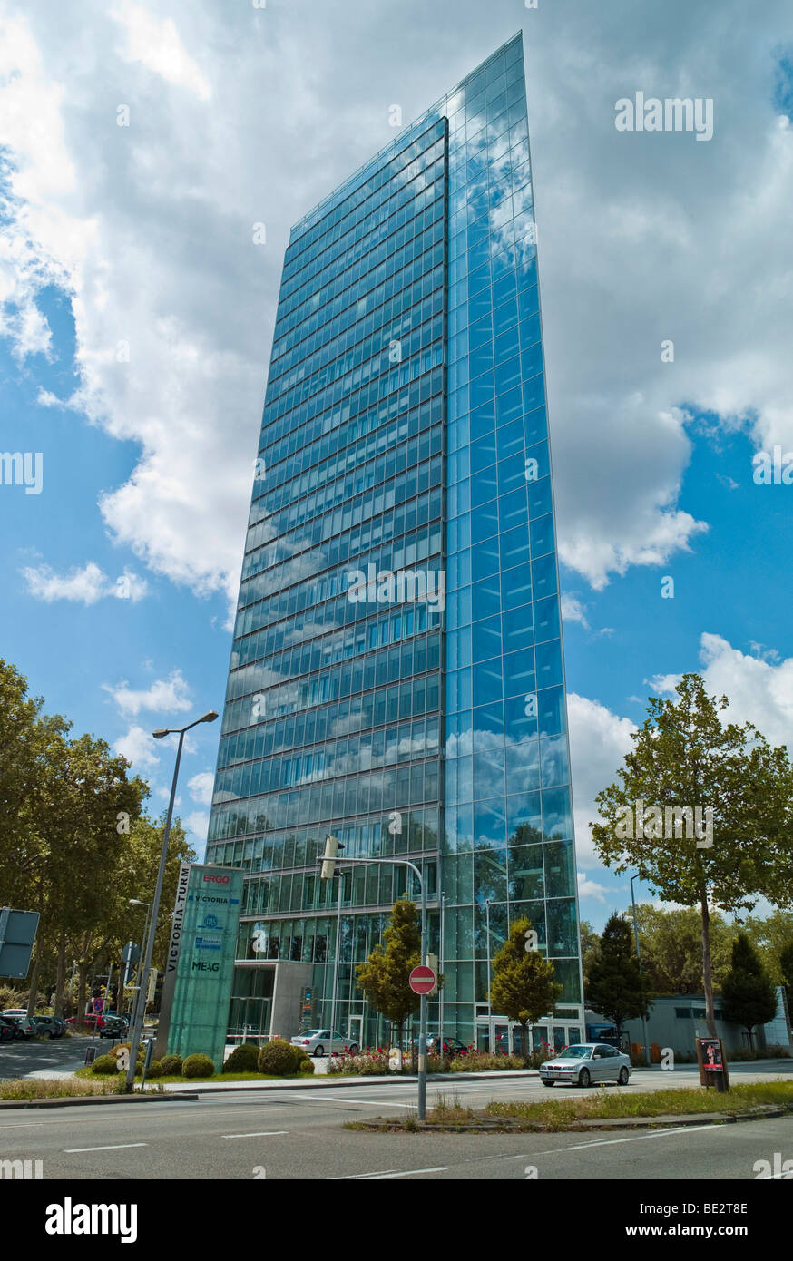 Victoria-Tower Lindenhof, trimestre, Mannheim, Bade-Wurtemberg, Allemagne, Europe Banque D'Images