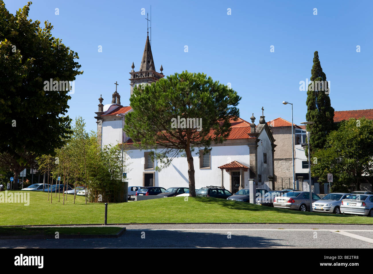 Lapa Chapelle - un musée d'Art Sacré (Museu de Arte Sacra) à Vila Nova de Famalicão, Portugal. Banque D'Images