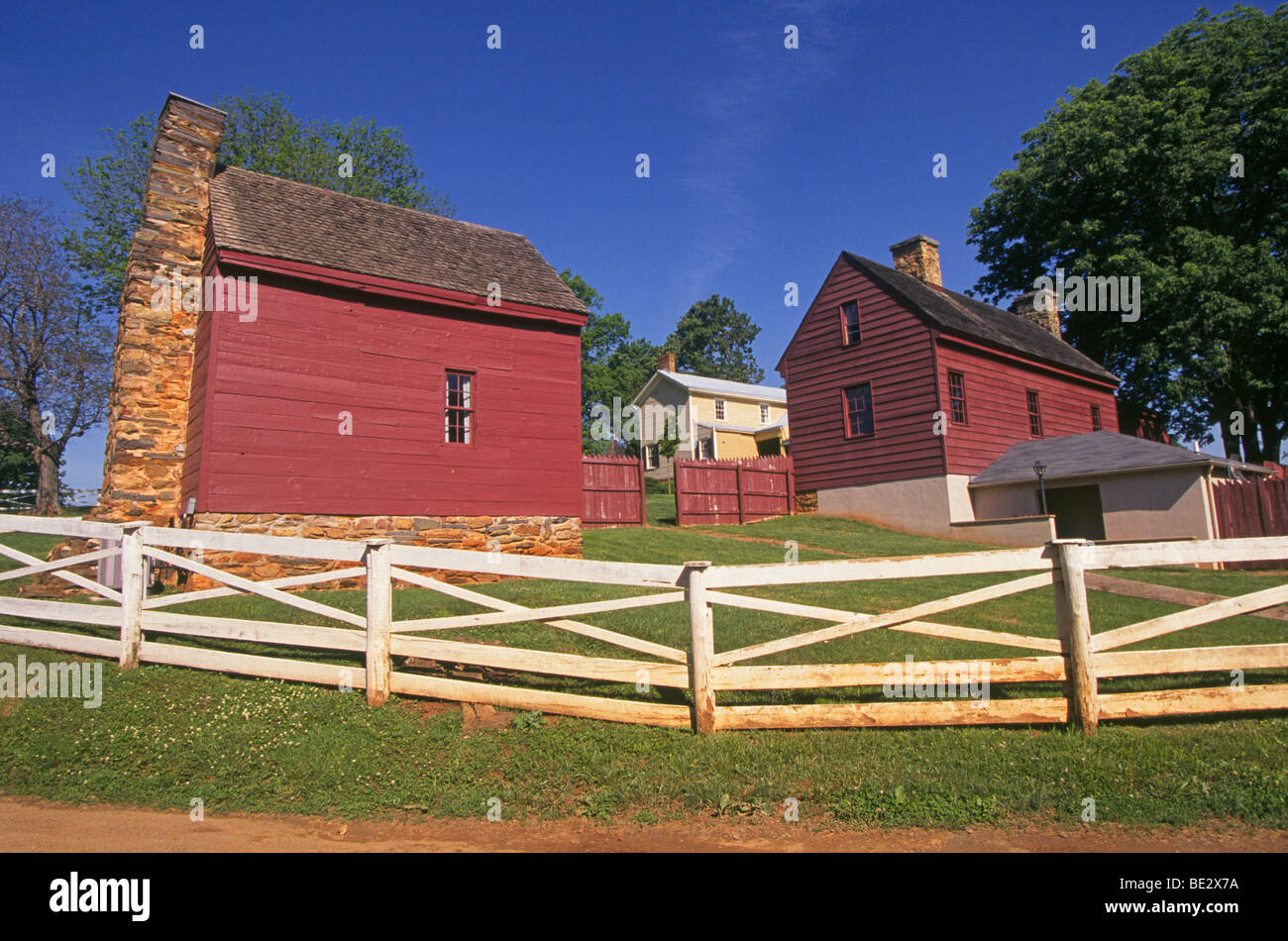 Ash Lawn-Highland, la maison et la ferme du président américain James Monroe, près de Charlottesville, Virginia Banque D'Images