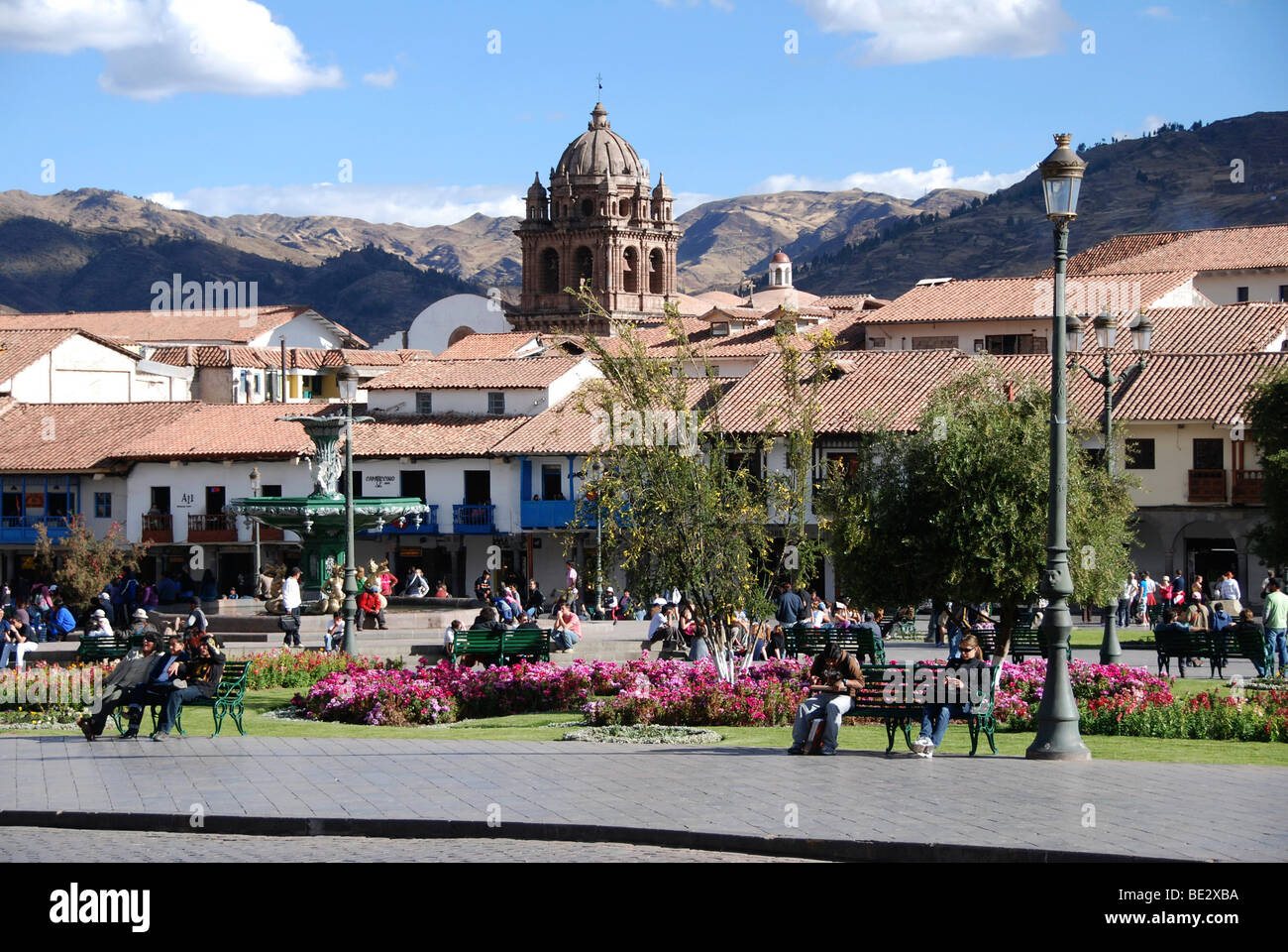 Plaza de Armas, centre historique de la ville, Cusco, Pérou, Amérique du Sud, Amérique latine Banque D'Images