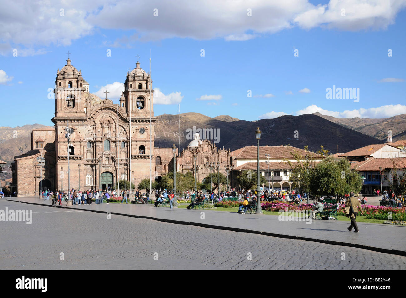 La Compania de Jesus, Eglise jésuite, Plaza de Armas, centre historique, Cusco, Pérou, Amérique du Sud, Amérique latine Banque D'Images