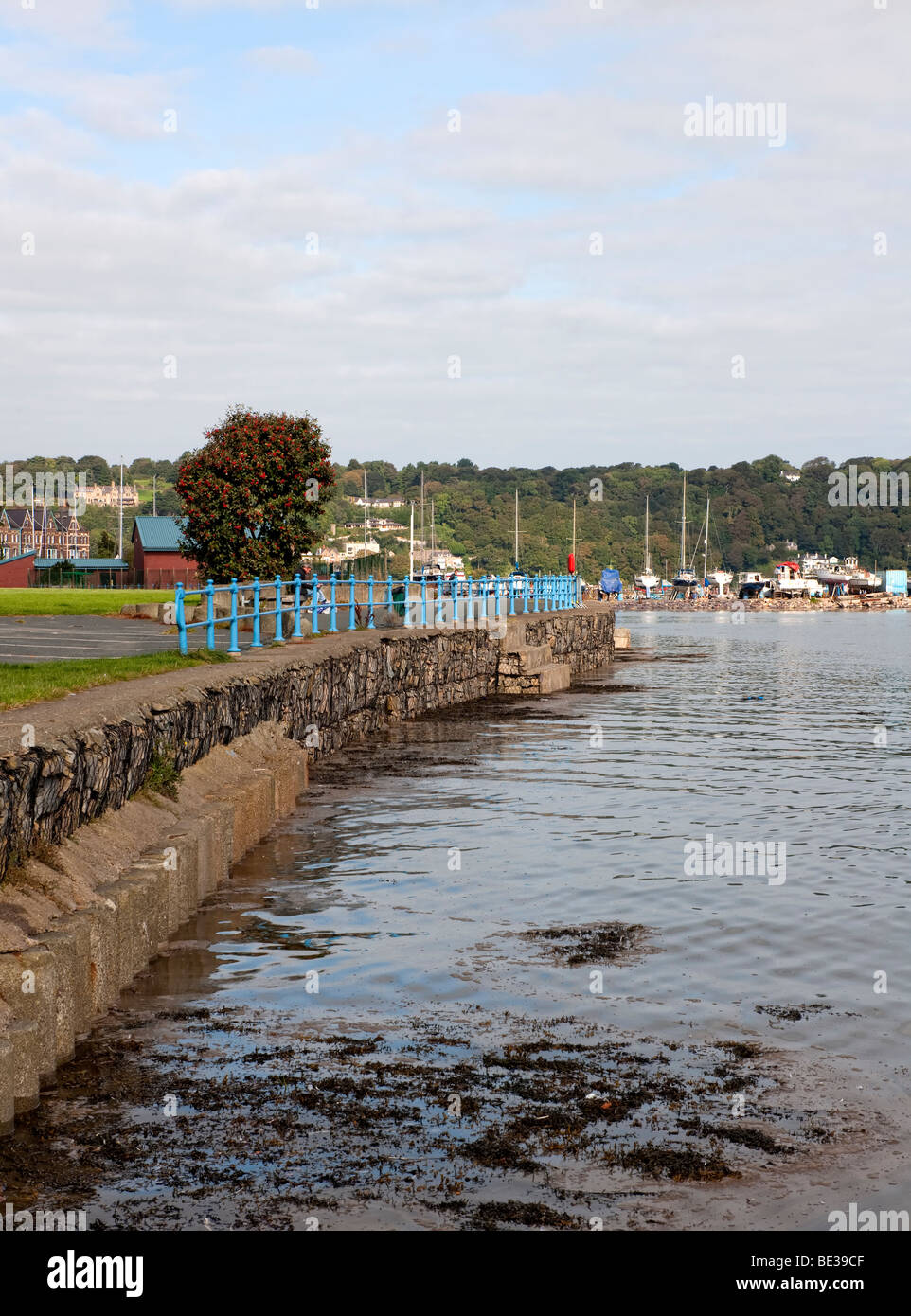 Le port de Bangor, Gwynedd, au nord du Pays de Galles, Royaume-Uni Banque D'Images