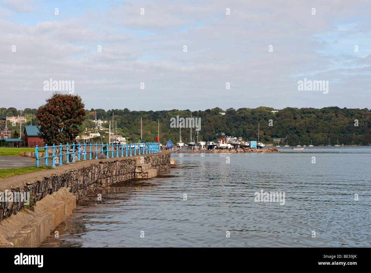Le port de Bangor, Gwynedd, au nord du Pays de Galles, Royaume-Uni Banque D'Images