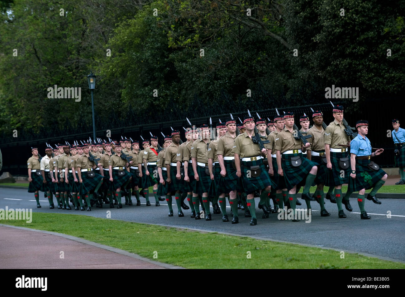 Régiment des gardes écossais, Edimbourg, Ecosse, Royaume-Uni, Europe Banque D'Images
