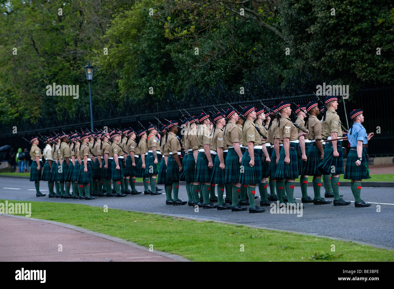 Régiment des gardes écossais, Edimbourg, Ecosse, Royaume-Uni, Europe Banque D'Images