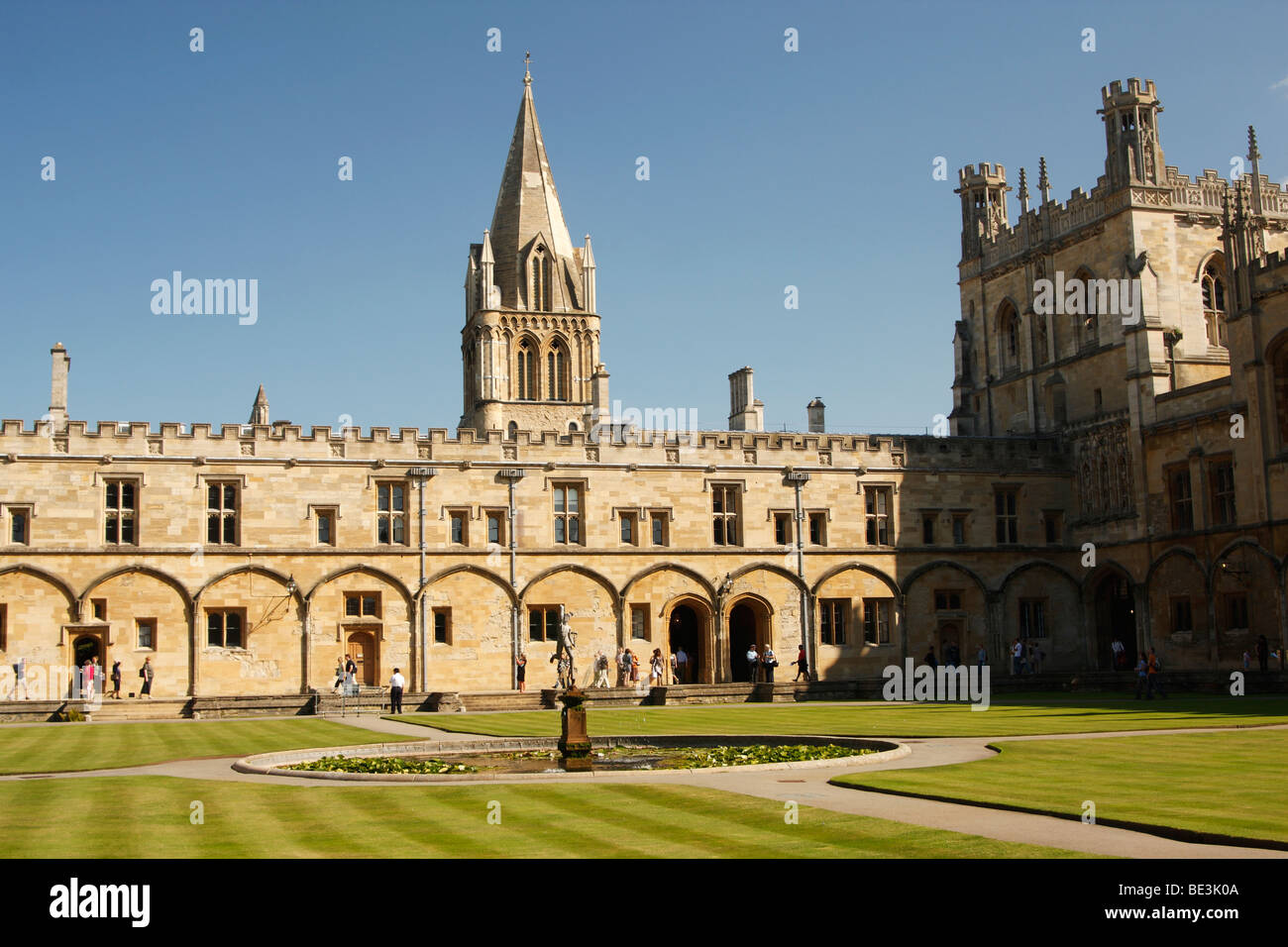 'Tom', 'Quad' Christ Church College, Université d'Oxford, England, UK Banque D'Images