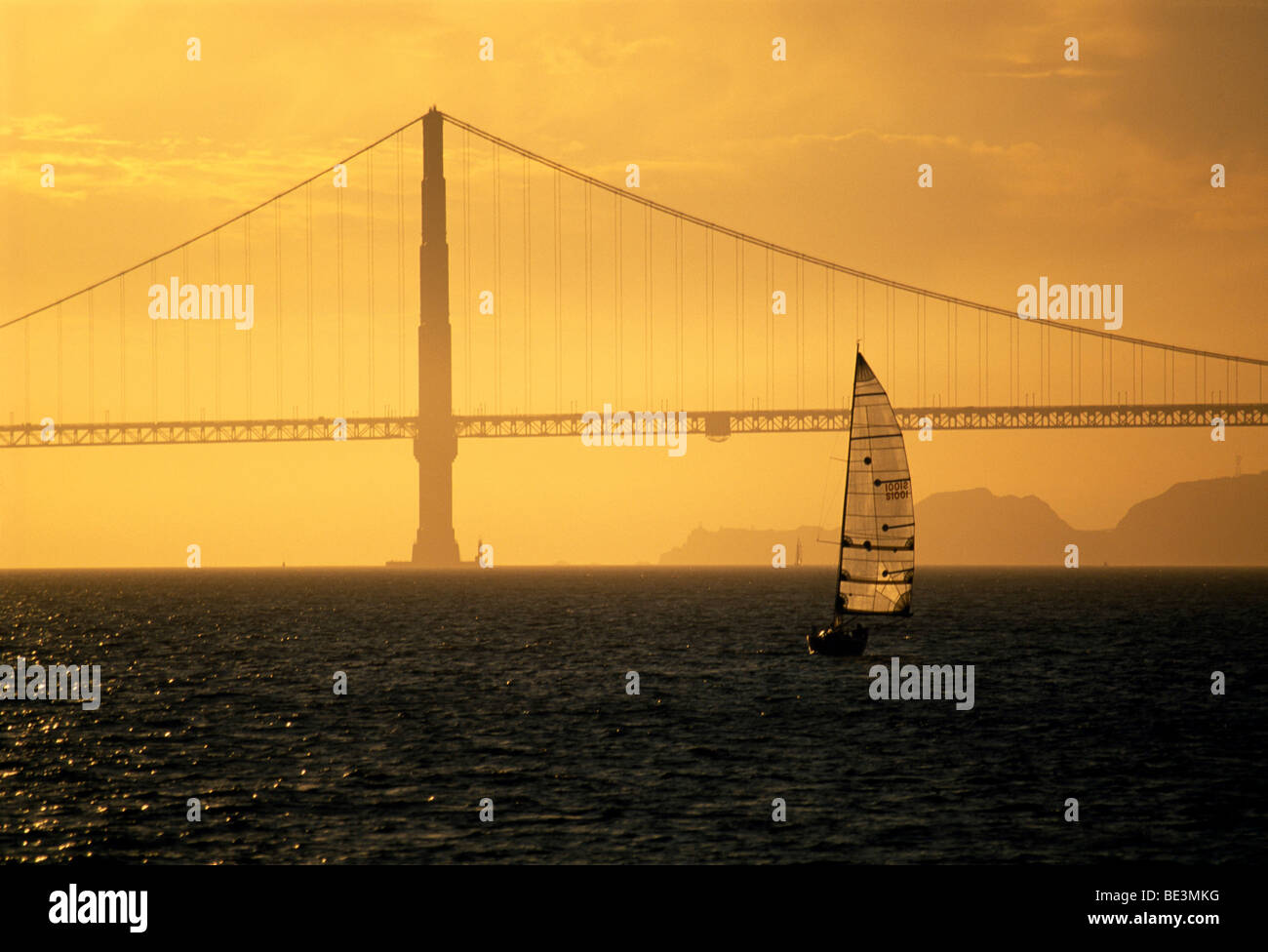 Le Golden Gate Bridge, California, USA Banque D'Images