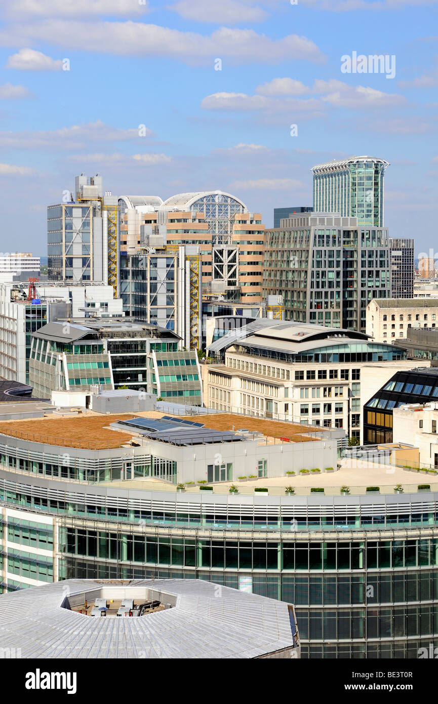 Immeubles de bureaux modernes dans le centre-ville de London, Angleterre, Royaume-Uni, Europe Banque D'Images