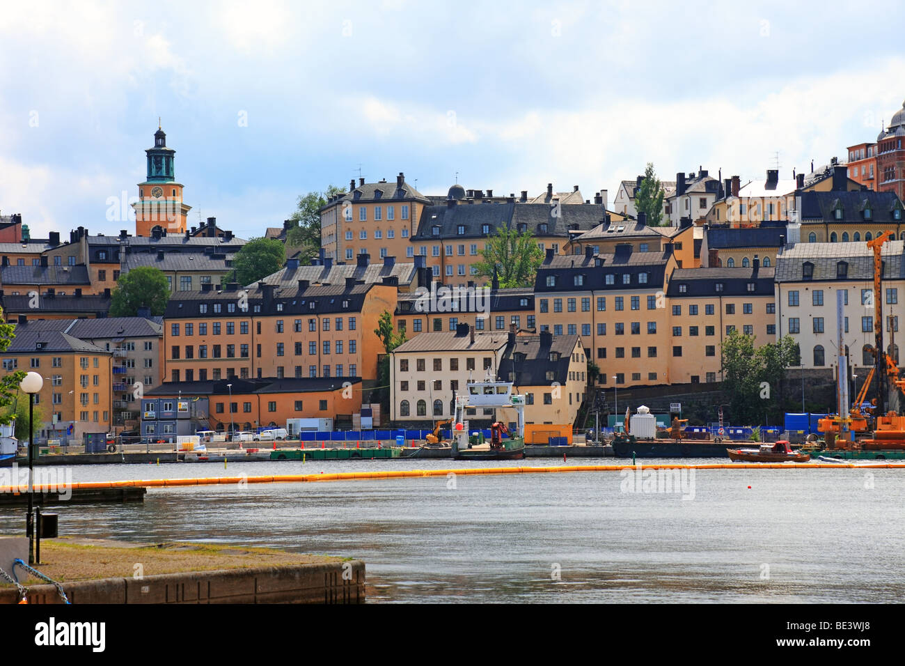 Cityscape view de Stockholm, Suède. Banque D'Images