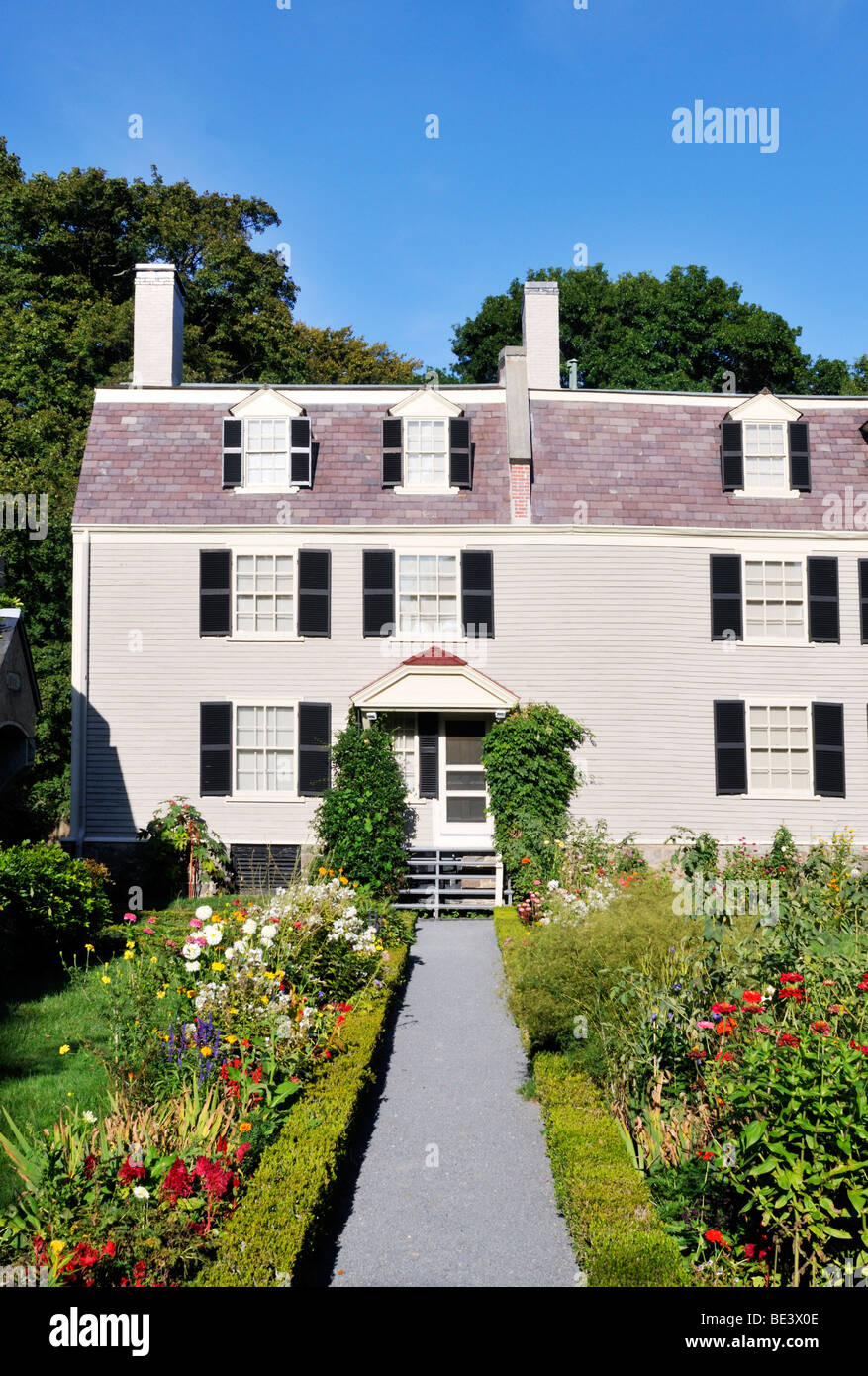 Maison historique du Président John Quincy Adams à Quincy, Massachusetts Banque D'Images