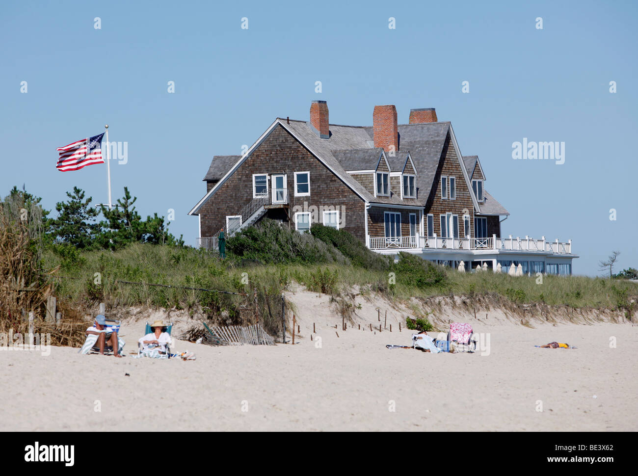 Big Beach house, Southhampton, New York Banque D'Images