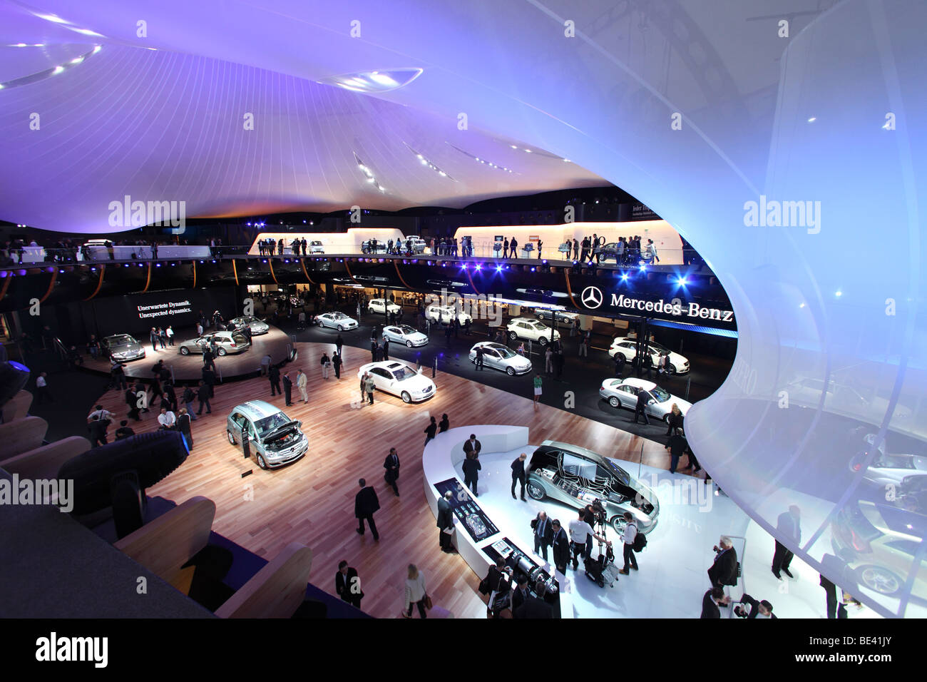 63ème International Motor Show (IAA) : Présentation du constructeur Mercedes-Benz Banque D'Images