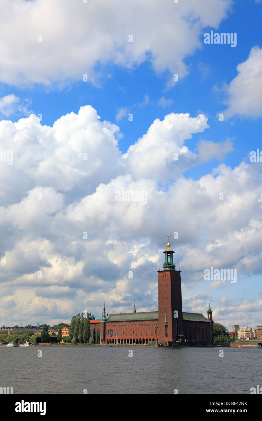 L'hôtel de ville de Stockholm, Suède, Europe. Banque D'Images