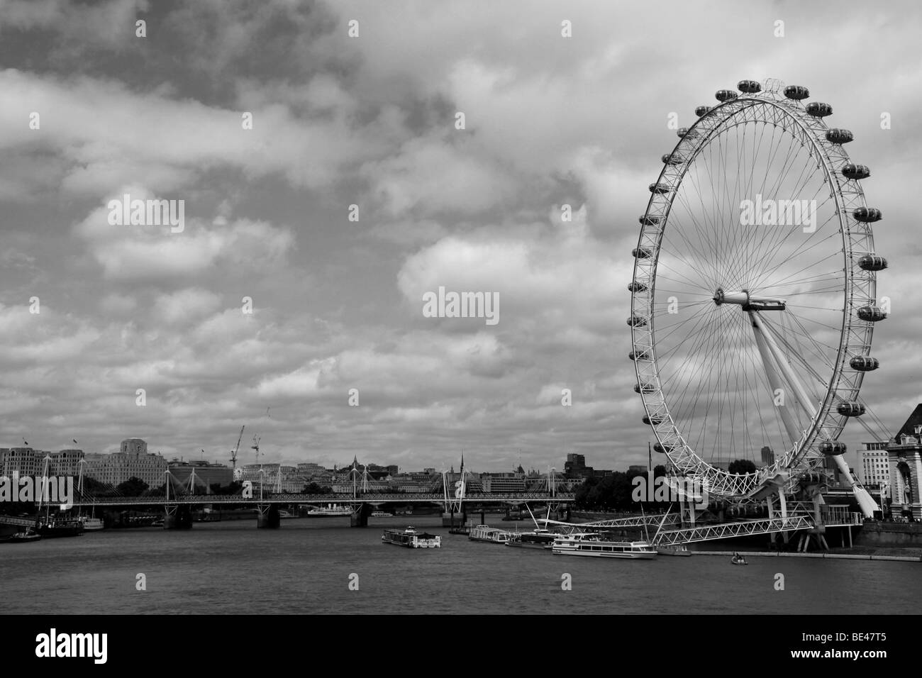 Le London Eye Banque D'Images