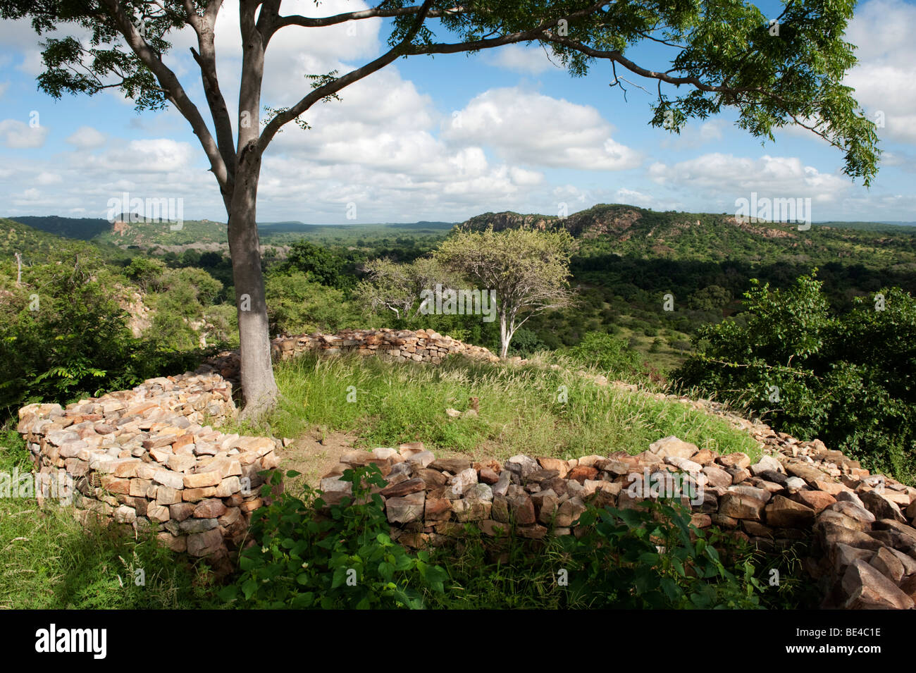 Site archéologique Thulamela, Kruger National Park, Afrique du Sud Banque D'Images