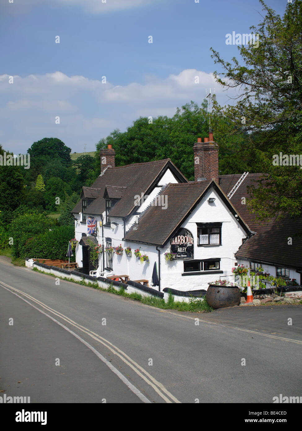 Le port inn pub arley village shropshire Banque D'Images