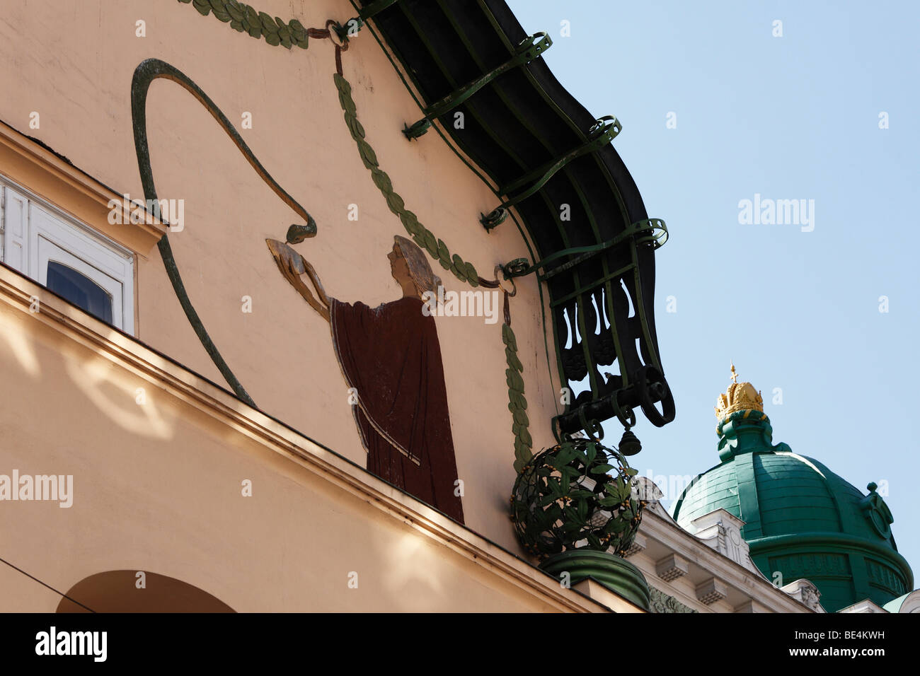 Stoehr Chambre Art-déco, maison à Kremser Gasse, Sankt Pölten, Basse Autriche, Autriche, Europe Banque D'Images