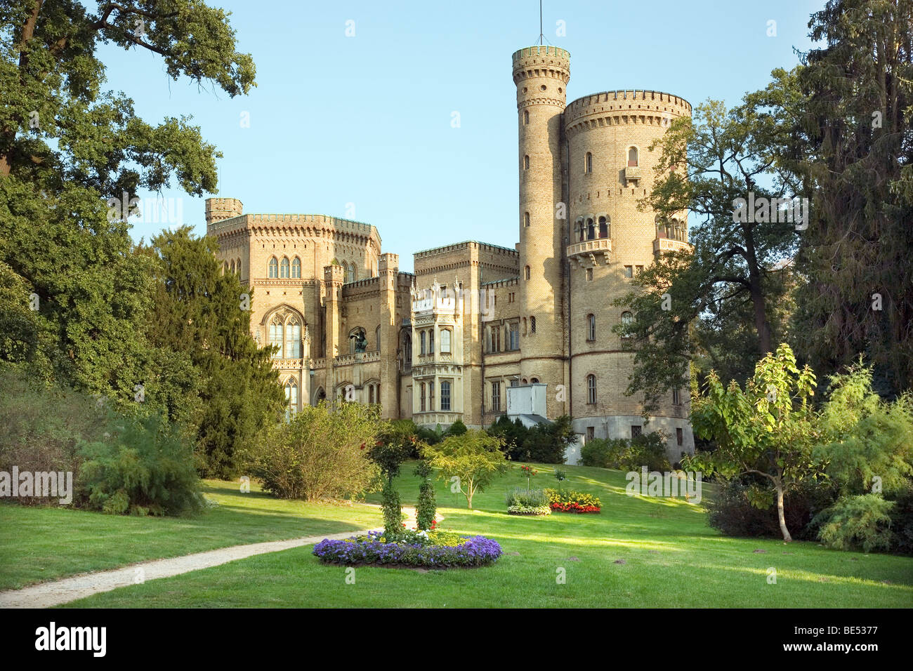Schloss Babelsberg, Potsdam, Brandebourg, Allemagne Banque D'Images