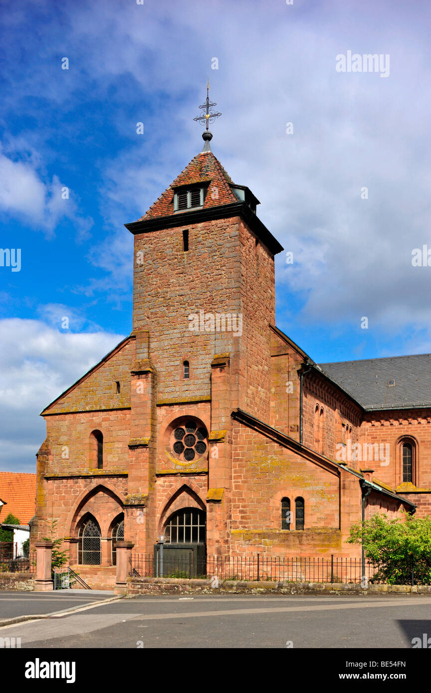 L'église du monastère de Enkenbach trimestre, Enkenbach-Alsenborn, Parc Naturel de la Forêt du Palatinat, Palatinat, Rhénanie-Palatinat, Allemagne Banque D'Images