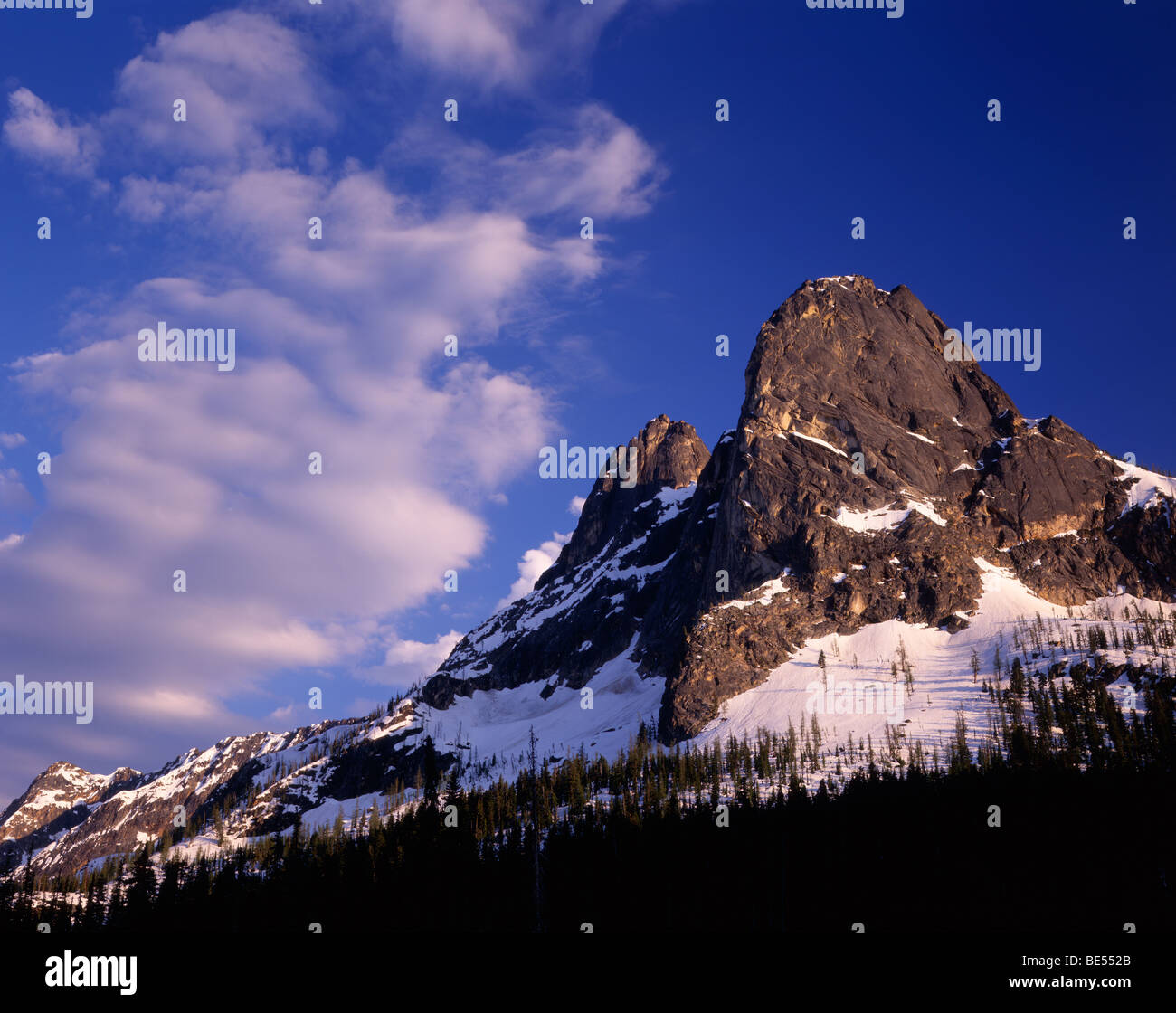 Liberty Bell Mountain North Cascades Washington USA Banque D'Images