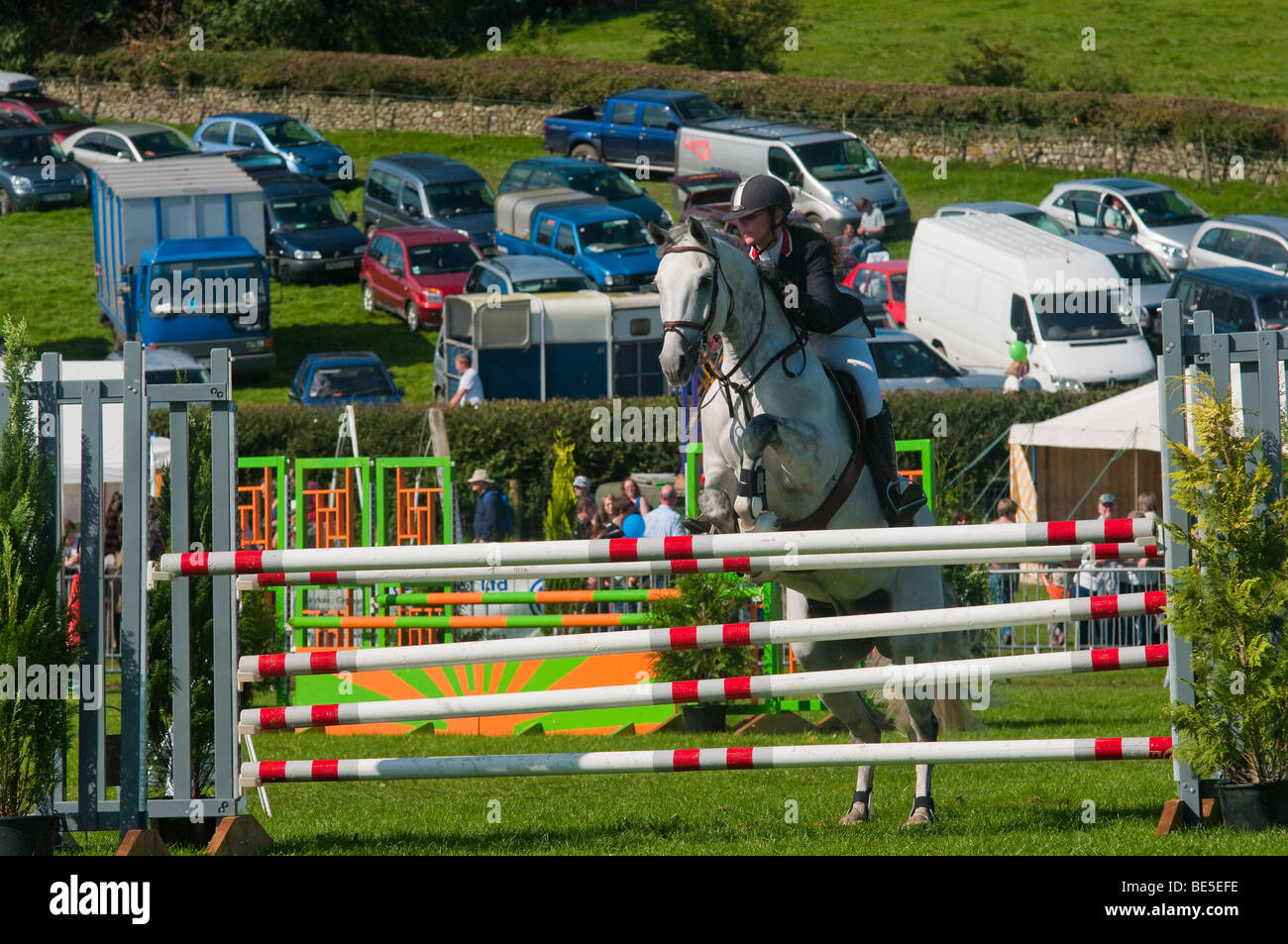 Show Jumping à Westmorland County Agricultural Show. Banque D'Images