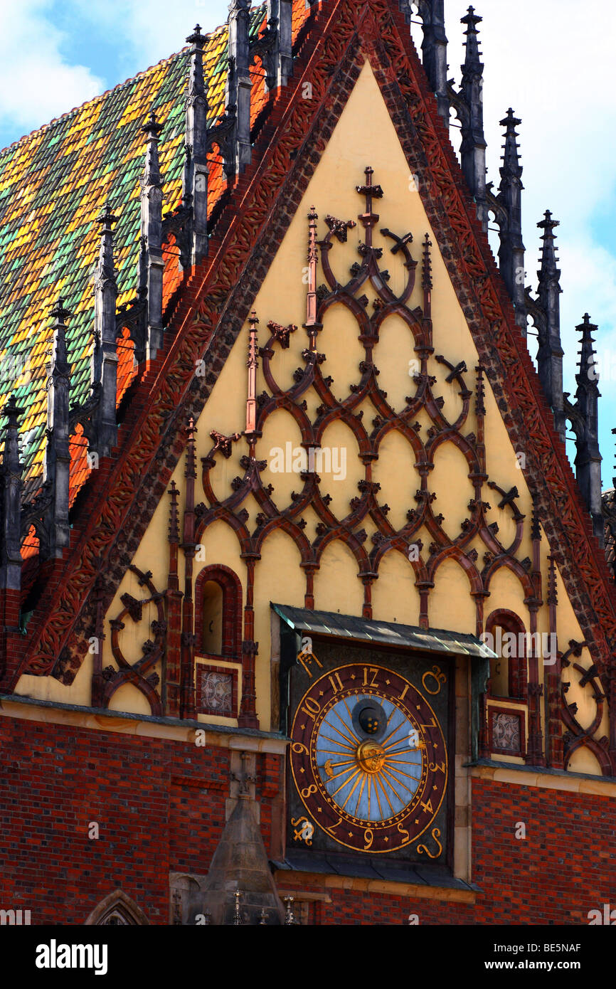 Hôtel de Ville de Wroclaw Banque D'Images