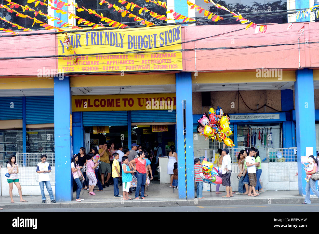 San pedro street davao Davao del norte Mindanao aux Philippines Banque D'Images