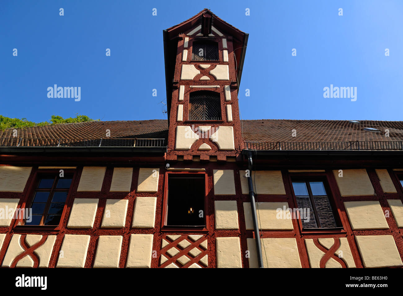 Le Glockengiesserspital Truss d'hôpital, 1374, gunzenhausen, Middle Franconia, Bavaria, Germany, Europe Banque D'Images