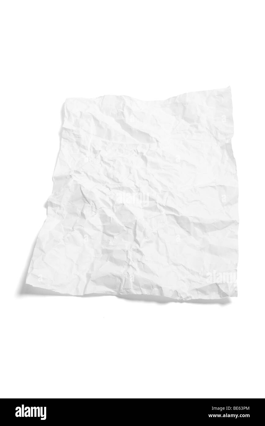 Papier froissé Banque D'Images